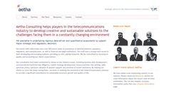 Desktop Screenshot of aethaconsulting.com